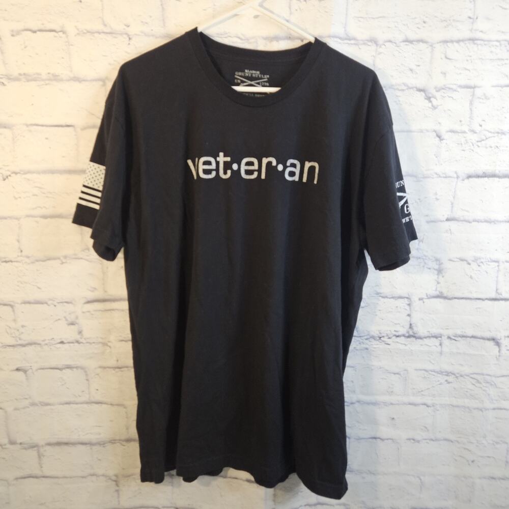 grunt style veteran men's XL t-shirt